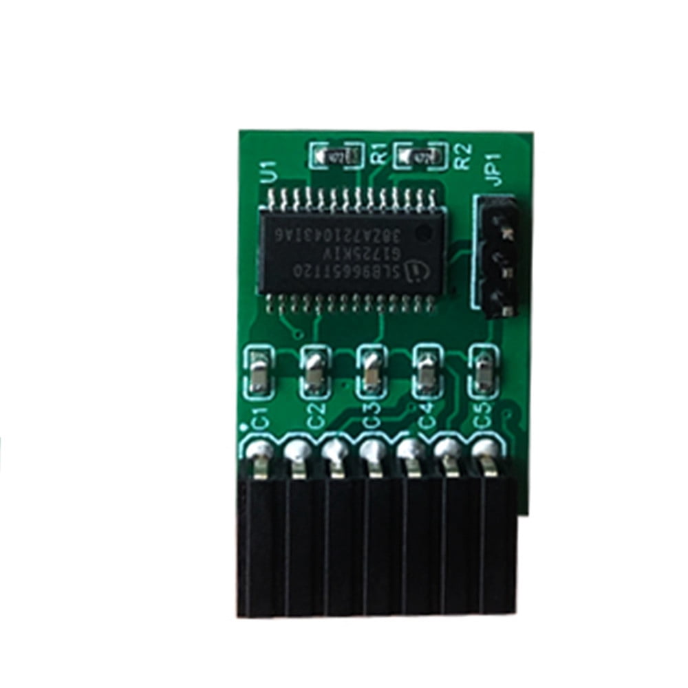Zyutaosan Tpm 2.0 Security Module Board For Asrock 14 Pin Lpc Motherboard