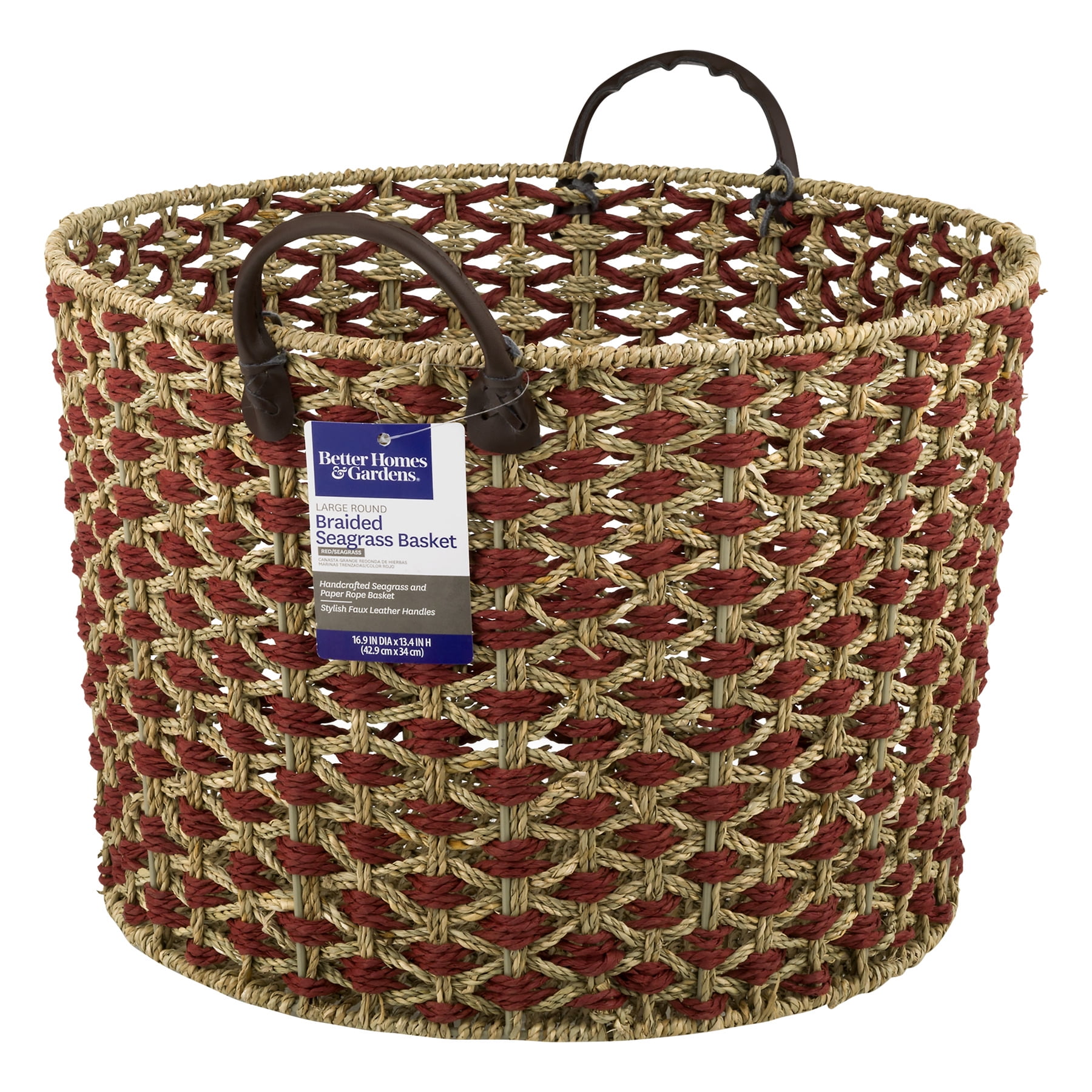 Better Homes And Gardens Round Braided Seagrass Basket Large 1 0 Ct Better Homes And Gardens Round Braided Seagrass Basket Large 1 0 Ct Com