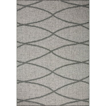 RAI-07 Dove, Grey 9-2" x 12-2" Size Rug