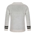 thumbnail image 6 of Men Cardigan Sweater Beige,Men's Fashion Winter V-Neck Pullover Long Sleeve Lapel Knitted Sweater Jacket, 6 of 9