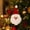 B, variant on Tepsmf Christmas Tree Ornaments Xmas Hanging Decorations Cute Mini Felt Tree Pendants for Holiday Window Wreath