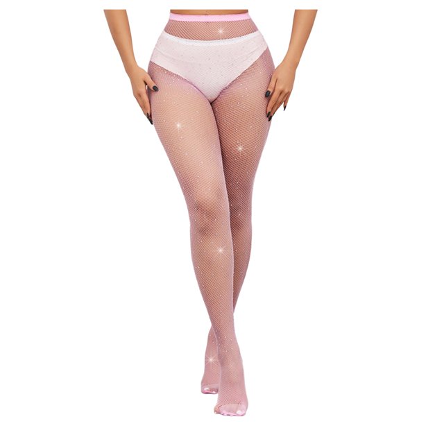 TSADFHJI Lingerie pour Femmes Déguisement Résille Aguichant Pailletée Tenue de Concert Résille Bas