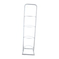 thumbnail image 3 of jinwen Indoor Basketball Rack Home Living Room Vertical Ball Storage for Volleyball White 4 Tier, 3 of 9