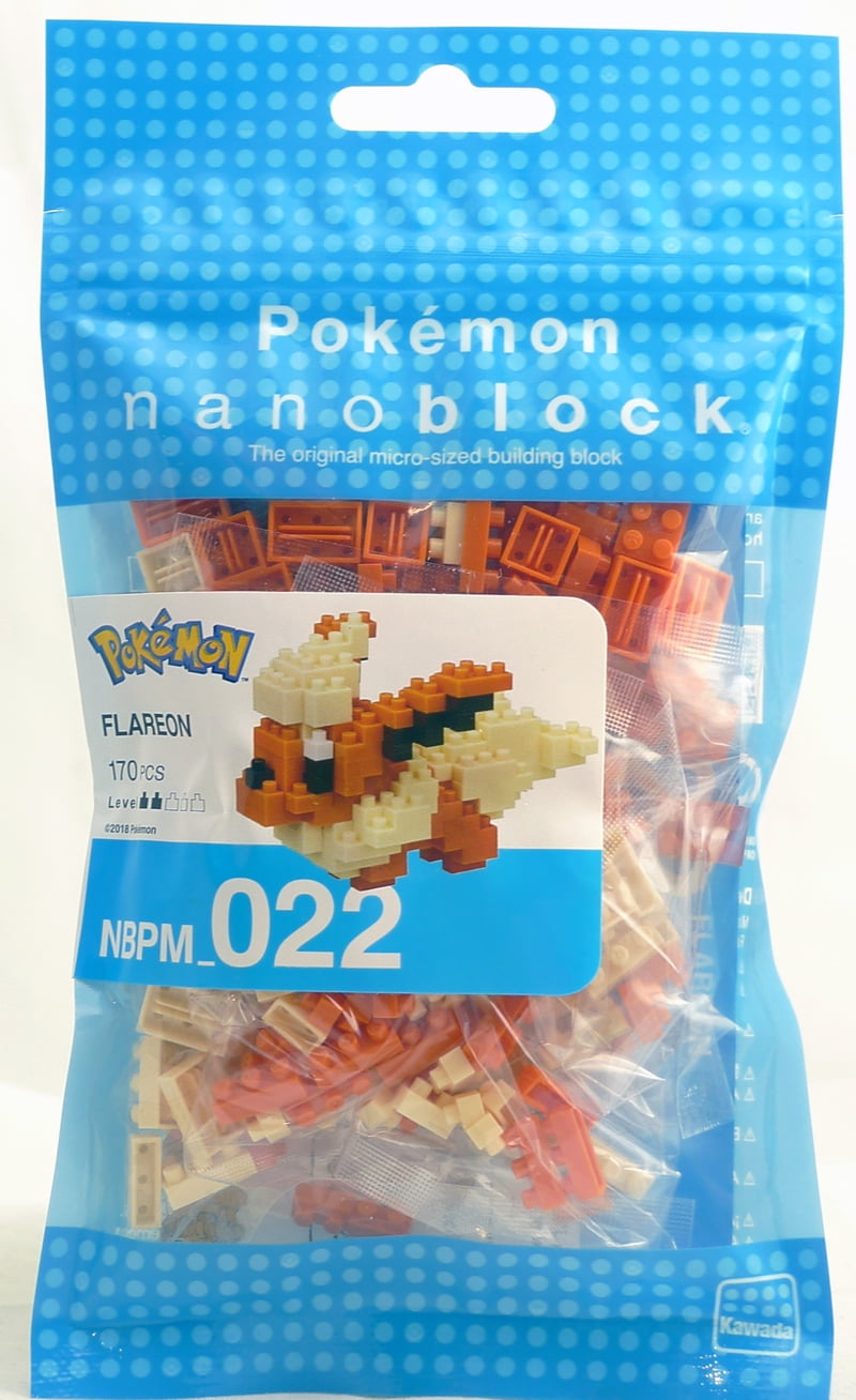 Pokemon KAWADA nanoblock NBPM_022 Flareon micro-sized building block