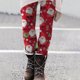 thumbnail image 1 of Puntoco Mujer Moda Casual Navidad Impreso Leggings Ajustados Cintura Alta Pantalones Largos Puntoco Puntoco-6265, 1 of 5
