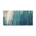 thumbnail image 3 of Colorful Oil Painting Blue Rain Abstract Canvas Wall Art for Home Decor Ready-to-Hang, 3 of 10
