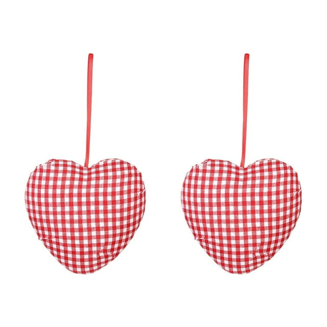 Specollect 4 Pcs Valentines Day Heart Pendant Red 3D Foam Hearts Wedding Party Decoration Romantic Ornament