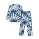 thumbnail image 1 of Balery Blue Shells Pijama para Hombre de Dos Piezas con Manga Larga, Conjunto de Dormir y Descanso Suave con Bolsillos-Medium, 1 of 7