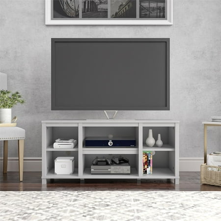 Mainstays Parsons TV Stand for TVs up to 50", Dove Gray