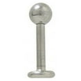 thumbnail image 1 of High Polish Titanium Labret Monroe Lip Piercing Jewelry, 1 of 1