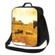 thumbnail image 1 of Disketp Western Cowboy Ranch Bolsa Térmica Estampada para Almuerzo, Lonchera para Hombres y Mujeres Adultos, 1 of 7