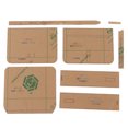 thumbnail image 1 of Shoulder Bag Acrylic Template Pattern High Strength Transparent Leather Bag Pattern Kit for DIY Handcraft, 1 of 14