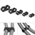 thumbnail image 1 of Fuel Hose Divider, Strong Durable 10AN Hose Separator Clamp 4 Pcs Compact  for Fuel Oil Line, 1 of 7