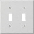 thumbnail image 1 of Pro-White Steel Wrinkle Switch Wall Plate, 1 of 3