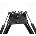 thumbnail image 2 of 13-27 inch Long Range Hinged Base Swivel Model Rifle Bipod High Shockproof Shooting Pivot Rotating Bi-pod with QD Adapter, 2 of 7