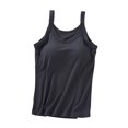 thumbnail image 2 of Timegard Womens Tank Tops with Built in Bras Summer Casual V Neck Sleeveless Comfy Solid Color Camis, 2 of 6