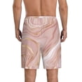 thumbnail image 3 of Daiia Rose Gold Glitter Splatter Mens Woven Stretch Pajama Short,Short Pajama Pants-Medium, 3 of 9