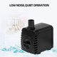 thumbnail image 4 of Submersible Water Pump with 12 LED Light 10W Ultra-quiet IP68 Waterproof for Aquarium Fish Tank Fountain, 4 of 5