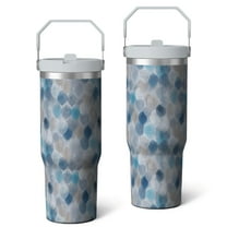 30oz Handheld Travel Tumbler with Handle – Double Wall Stainless Steel Insulated Cup, Flip Straw Lid, Leak-Proof & BPA-Free for Hot and Cold Drinks – Durable Coffee & Juice Mug Pink