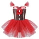 thumbnail image 2 of Disfraz de Navidad de jengibre para niñas, vestido de tutú de malla sin mangas, vestido de fiesta de disfraces de Cosplay, vestidos de actuación de ballet de Año Nuevo, 2 of 4