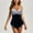 Dark Blue, variant on Baqcunre Women's Separate Plus Size Swimsuit Swimwears Tankinis Set for Women, 1 Pc One-Piece Swimwear Blue L
