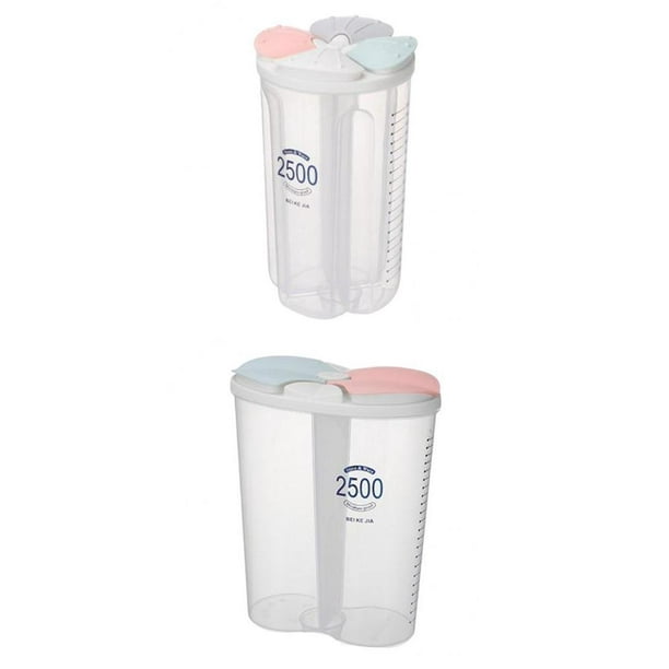 Household Divided Storage Containers Tank for Cereal Sugar