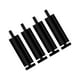 thumbnail image 3 of 4 patas para muebles, patas de sofá, resistentes y resistentes al óxido, patas de repuesto ajustables. negro 15cm, 3 of 9