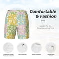 thumbnail image 5 of Balery Daisies Flowers Mens Swim Trunks Swim Shorts for Men Quick Dry Inseam Beach Shorts with Compression Liner Pocket-Medium, 5 of 9