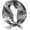 Black Forest, variant on 100% Mulberry Silk Neck Scarf 21"x21" Small Square Scarfs for Women Gift Packed