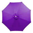 thumbnail image 2 of Blukids Outdoor Patio Umbrella Replacement Canopy, 6.5ft/7.5ft/8.2ft/8.8ft/9.8ft Table Market Yard Umbrella Replacement Top Cover for 8 Ribs/6 Ribs Umbrella UV Protective Fabric（Purple）, 2 of 5