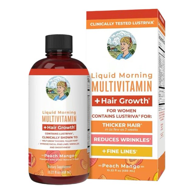 Complejo líquido multivitamínico con biotina para el cabello de mujer