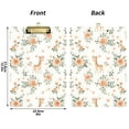 thumbnail image 5 of FORMRS Acrylic Clipboard with Low Profile Clip Standard A4 Letter Size, 12.5" x 9", Flower Giraff Pattern, 5 of 8