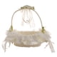 thumbnail image 3 of Cesta de la niña de la flor de la boda,Cestas de niña de flores para bodas,Almohada del portador de la cesta de la flor de satén,Regalos de pétalos de niña de flores,Cesta de la ceremonia, 3 of 7