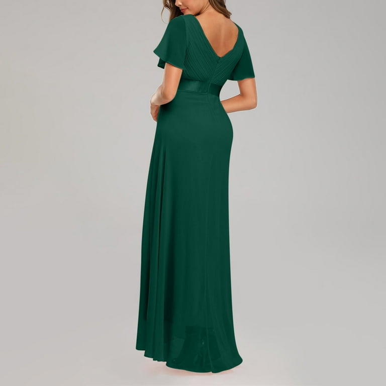 Hvyesh Women Formal Dresses, Modest Prom Long Dress, Sping Summer Wedding  Guest Bridesmaid Evening Gowns 2025 - Walmart.com