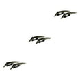 thumbnail image 2 of Decodeary Aerodynamic Spoiler Wing Durable Aerodynamic Winglets Moto Sticker Motorcycle black 3Set, 2 of 6