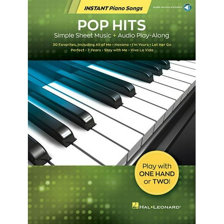 Christmas Piano Music Sheets Pop Hits - Instant Piano Songs: Simple Sheet Music + Audio Play-Along (Other) ()