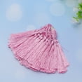 thumbnail image 2 of 100 piezas creativas borla colgante decoración DIY borla colgantes marcador ventilador colgantes delicados teléfono móvil borla colgantes para manualidades DIY fabricación (rosa), 2 of 5