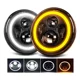 thumbnail image 1 of Par 7'' Faro H4 Led Redondo Ojo Ángel Wrangler Jeep Vocho Jk, 1 of 8