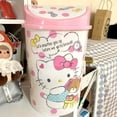 thumbnail image 5 of Papelera Kawaii Sanrio con forma de Cinnamoroll, bonita, para baño, dormitorio, sala de estar, regalo de cumpleaños y vacaciones, 5 of 5