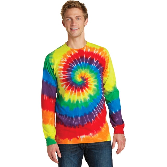 Camiseta de manga larga Tie-Dye de Port & Company?. PC147LS Puerto & Compa??a PC147LS
