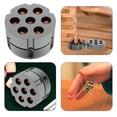 thumbnail image 4 of CIMAXIC Fête 1 Ensemble de dés de Jeu en Résine avec Base de dés 16 mm dés Chiffres pour Jeux de Table dés Portables pour Accessoires de Jeu de Société de Fête,2.01"X2.01"X1.34 Pouces, 4 of 5