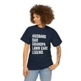 thumbnail image 3 of Husband Dad Grandpa Lawn Care Legend Shirt, Christmas, Fathers Day -ID: 617, 3 of 7