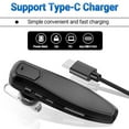 thumbnail image 3 of JIAHAOO Bluetooth Wireless Earphone for Two Way Radio UV5R Retevis RT22 Drivers Waiters Bodyguards Type C, 3 of 9