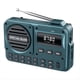 thumbnail image 1 of Radio Digital Portátil con Bluetooth 5.0, Receptor de Radio FM con Pantalla LED, Disco U, Tarjeta TF, Reproductor de MP3 y Altavoz B, 1 of 5