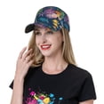 thumbnail image 5 of Pofeuu Undersea Animals Print Adult Adjustable Embroidered Graphic Baseball Hat for Men and Women, 5 of 6
