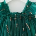thumbnail image 5 of NAISIBABY Girls Christmas Tutu Dress, Princess Tulle Dress Ruffles Sleeve Layered Mesh Party Festival Outfit Green 6Months, 5 of 6