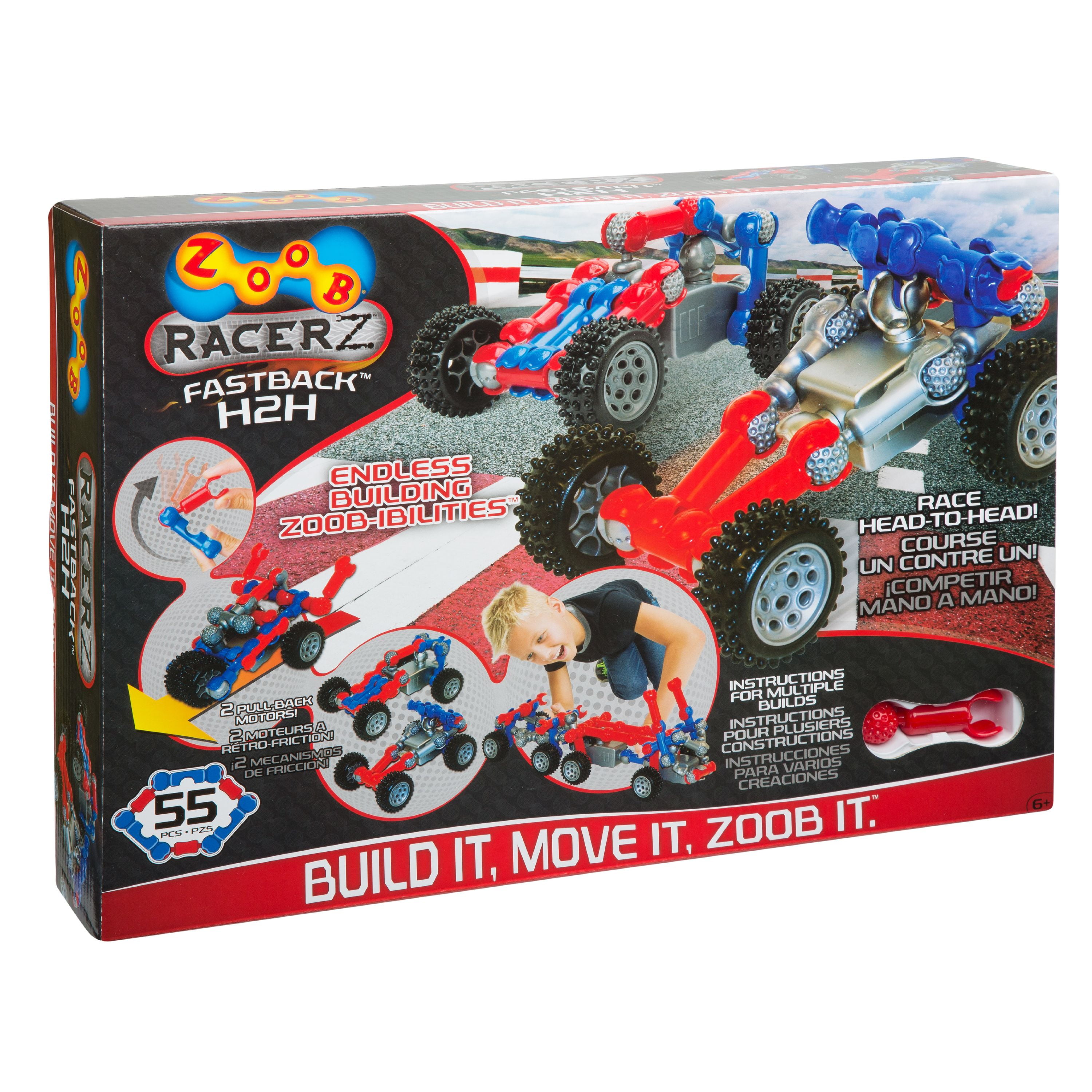 ZOOB RacerZ Car Designer Building Set Toy STEM Learning for Kids Walmart