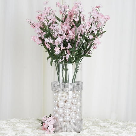 Efavormart 12 bushes BABY BREATH Artificial FILLER FLOWERS for DIY Wedding Bouquets Centerpieces Arrangements Party Home (Best Flowers For Wedding Centerpieces)