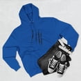 thumbnail image 3 of Effete Feline Claw Marks Scratch Three-Panel Fleece Hoodie, 3 of 6