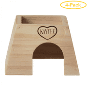 Angle View: Kaytee Woodland Get A Way House Small Mouse (5L x 4.5W x 3.25H) - Pack of 4